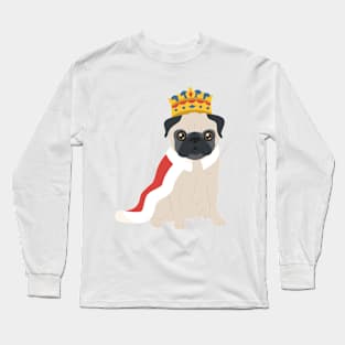 Cool King Dog Art Prints Long Sleeve T-Shirt